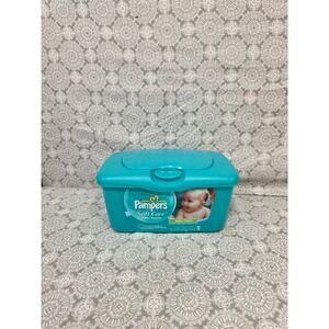 Pampers Soft Care Baby Wipes Empty Tub Dispenser Baby Pop Up‎ Container Reusable